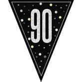 Bannière fanions - GLITZ 90 - Noir - 9'